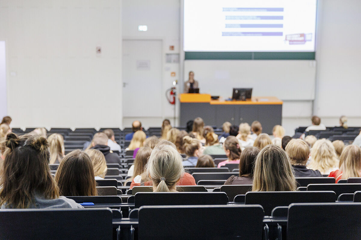 Vortrag im Hörsaal Vortrag im Hörsaal